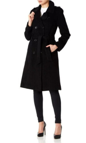 wool and cashmere blend military coat 9048 black uk 10eu 38us 6 205 13